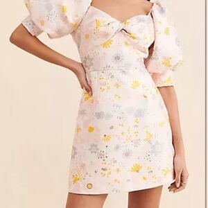 Floral Puff Sleeve Dress
